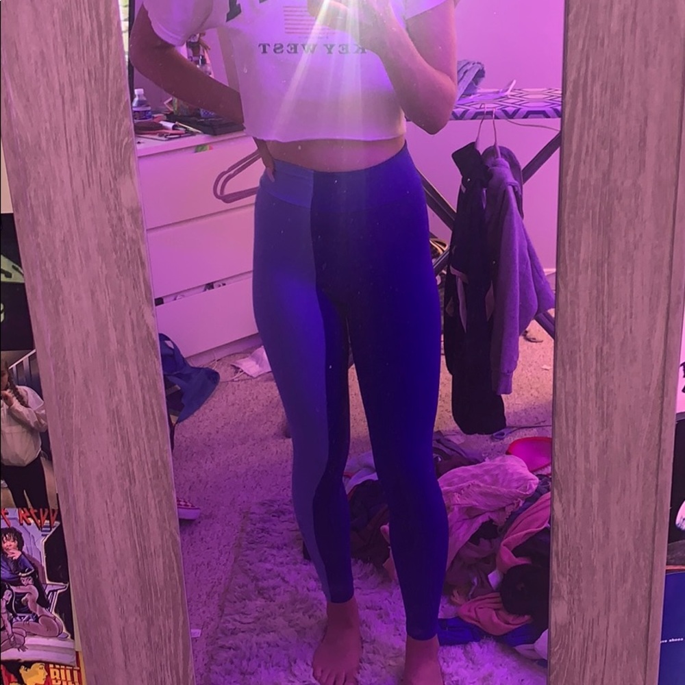 gymshark blue leggings